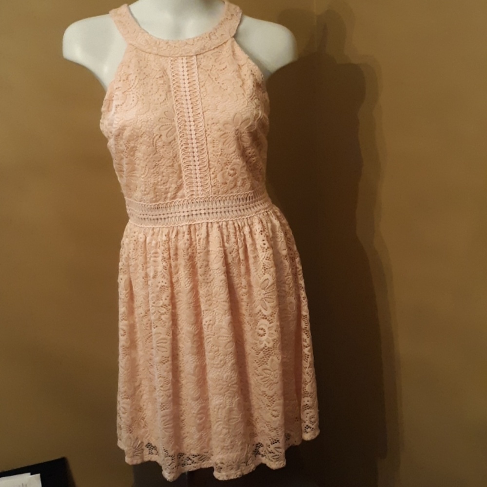 Short blush/pink dress